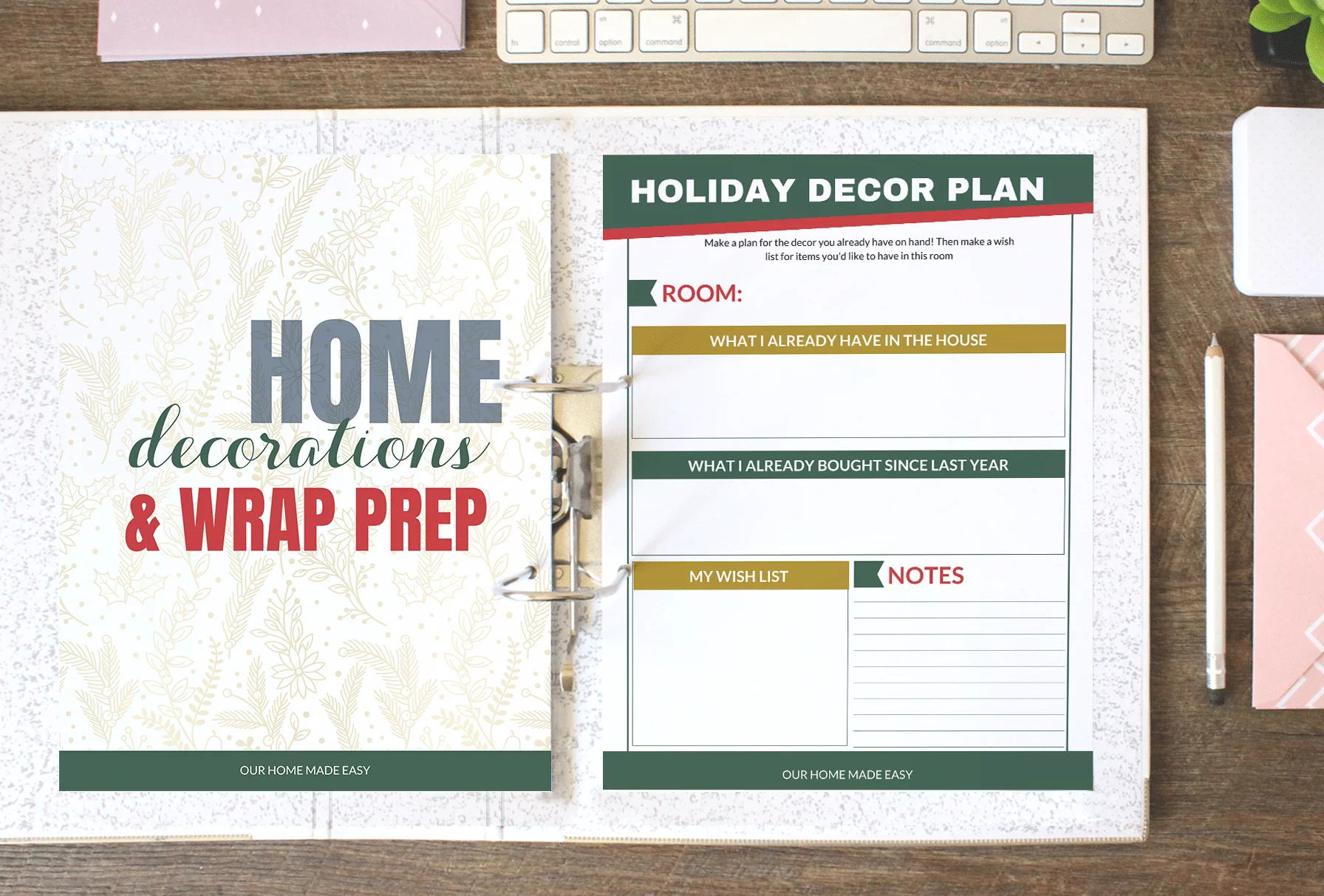 holiday decor plan