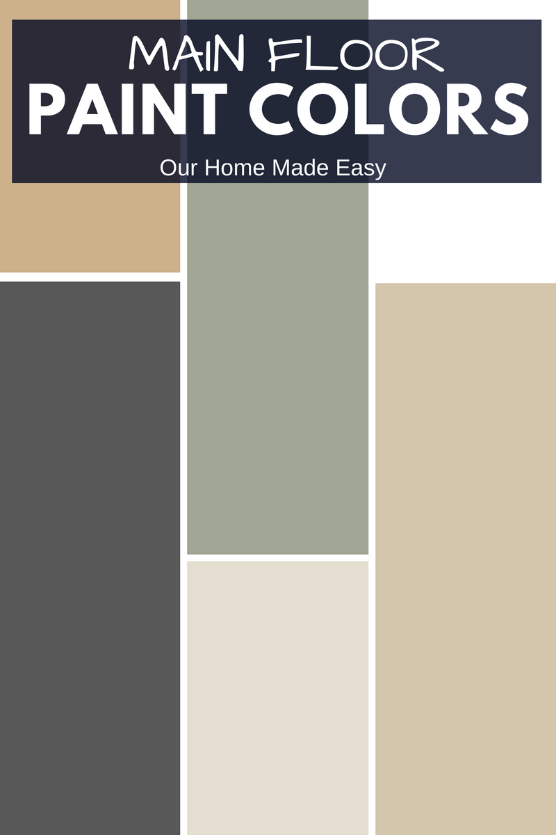 Here is our home color scheme that we picked out with the help of a consultant from Sherwin WIlliams