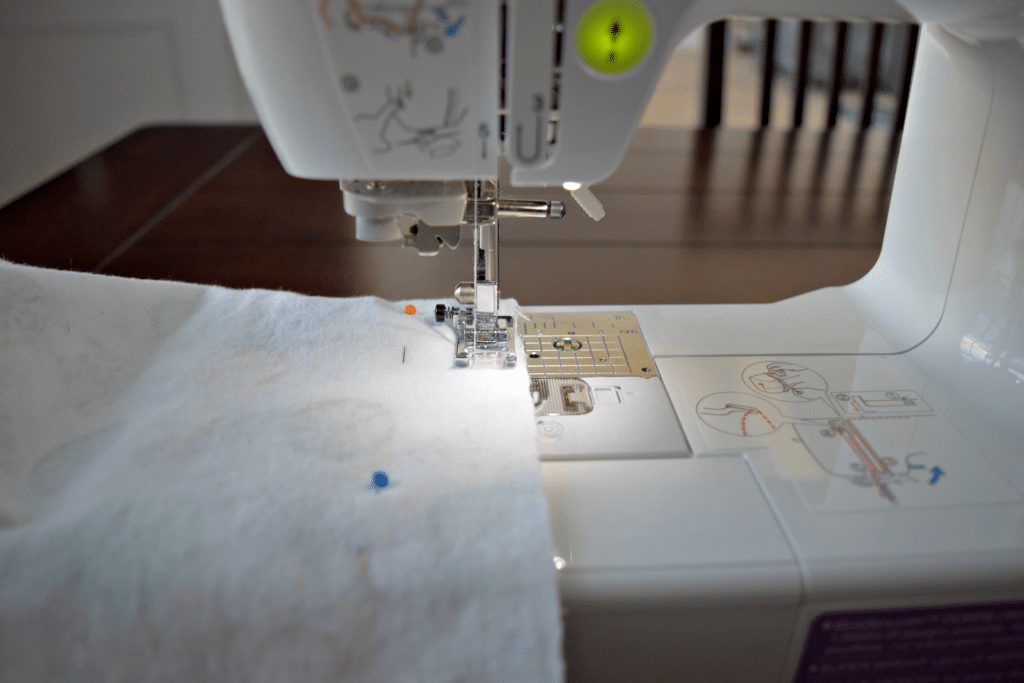 making a baby blanket doesn't require complicated sewing patterns so it's an easy beginner craft