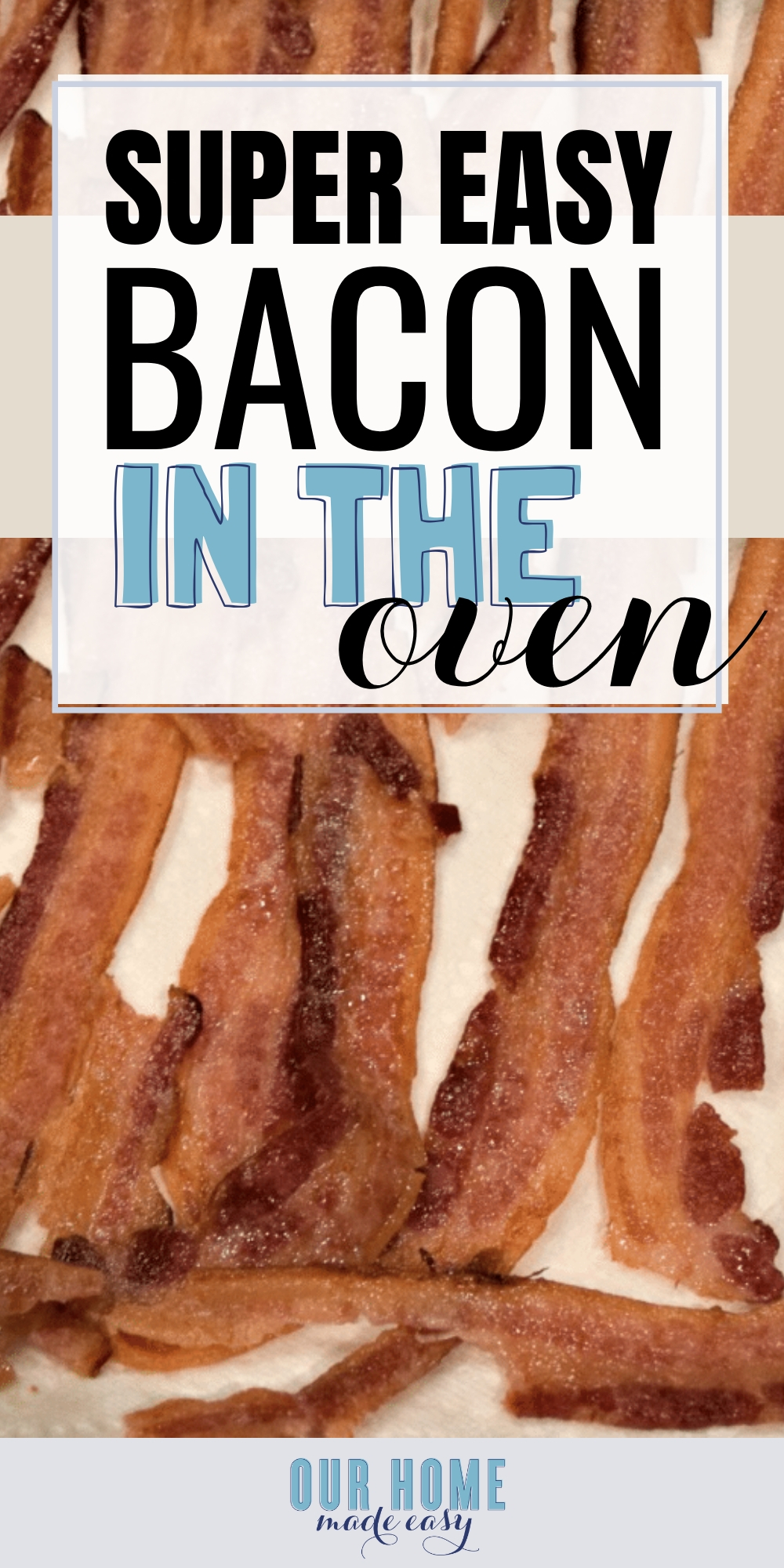 oven baked bacon