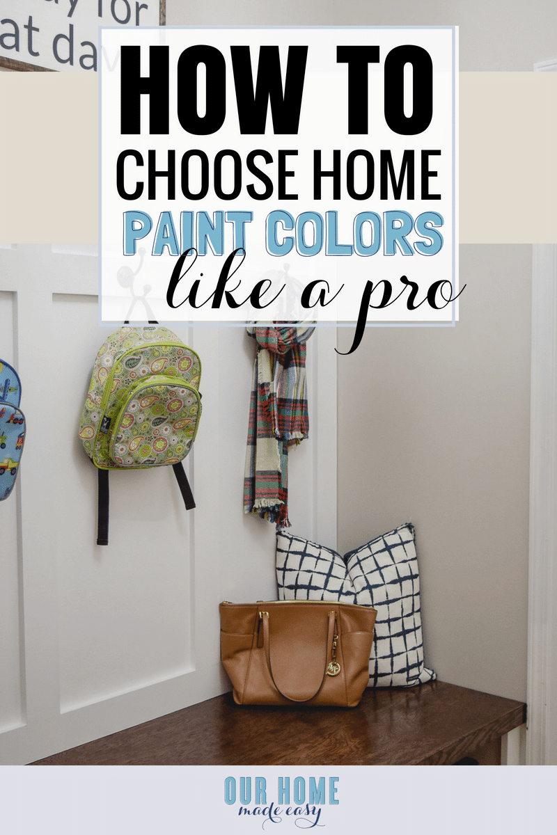 Wondering how to choose paint colors? This is the easiest trick to creating a whole house color scheme every time! 