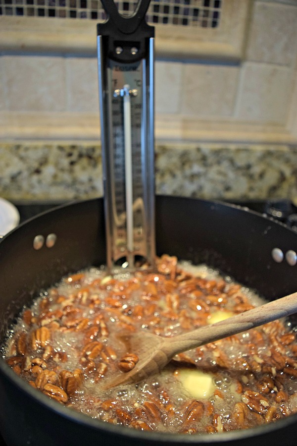 Here is an easy recipe for butter pecan brittle! I sneak in some sugar substitute to make it a little more guilt-free! Click here for the easy recipe!