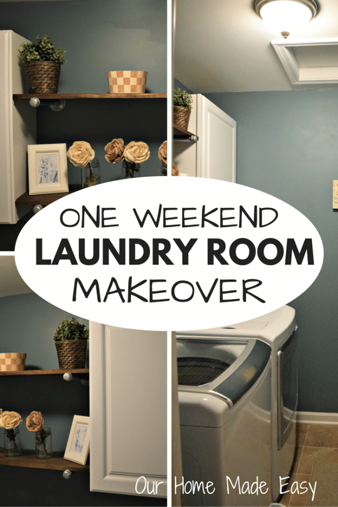 Laundry Room Decore Update in One Weekend! Our Home Made Easy