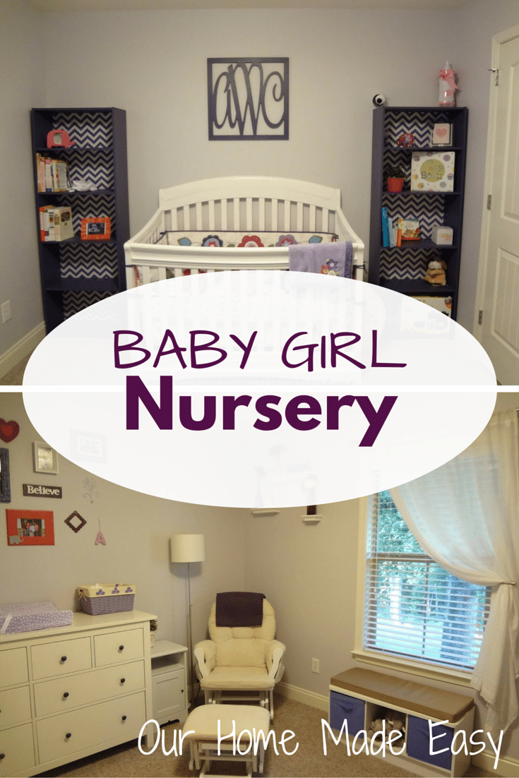 Sweet Purple Baby Girl Nursery