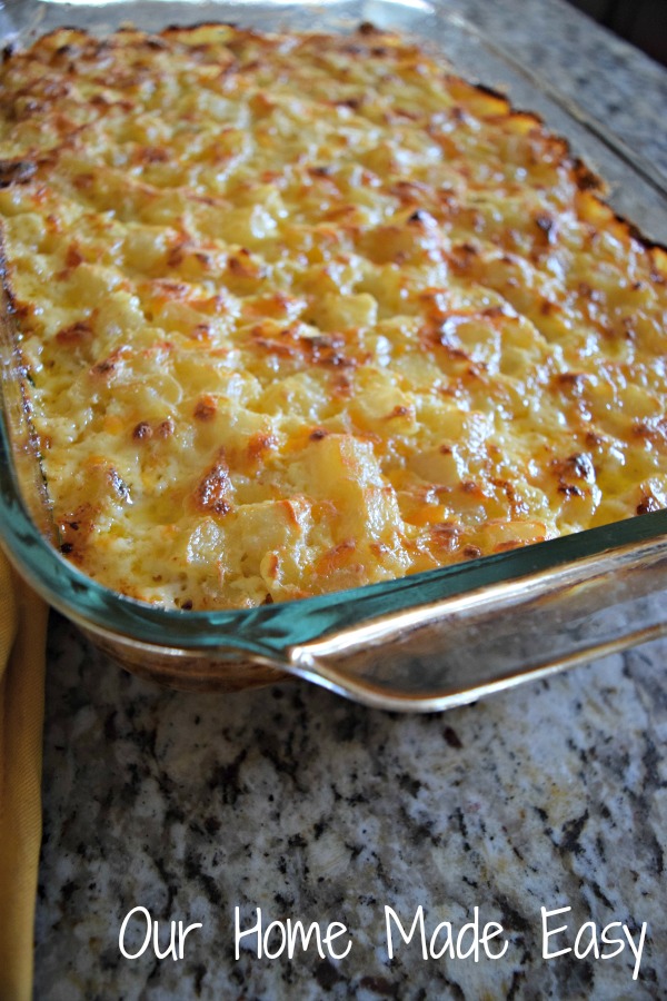 The Best Ham and Cheesy Potato Casserole