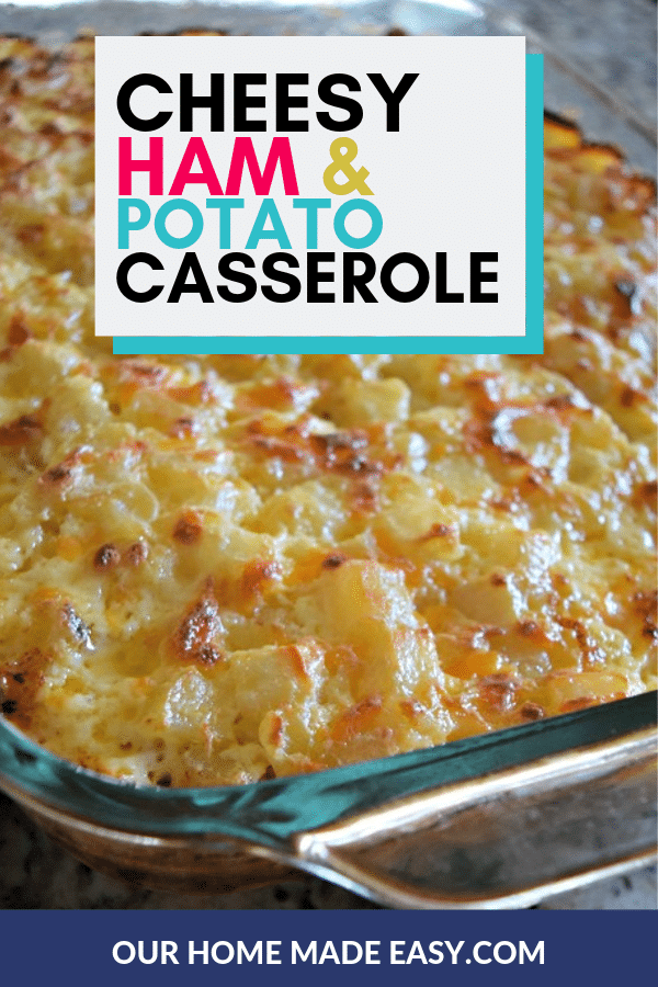 An easy recipe for cheesy potato casserole!