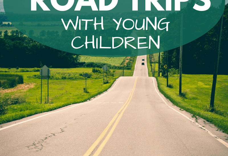 Tips for traveling with kids on day long road trips! Keep your sanity and remember to pack all that you need!