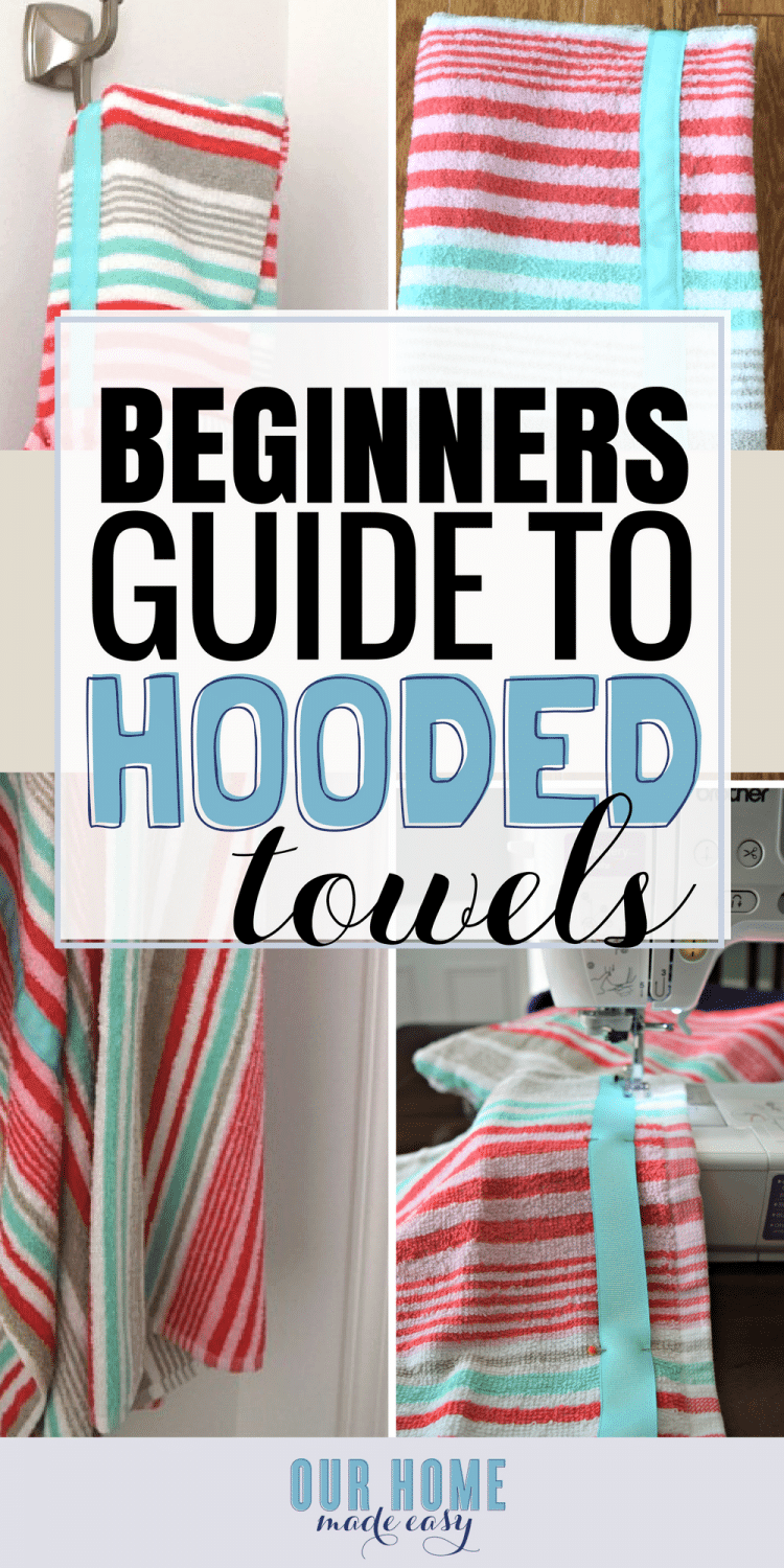 Simple Diy Hanging Hand Towel (from old towel) 