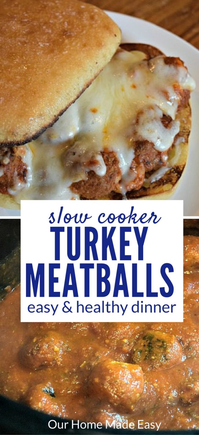 Here is an easy slow cooker recipe for turkey meatballs. They are perfect for a work night when you want comfort food, but without any hard work!