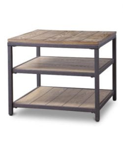 The Baxton Studio End Table provides plenty of extra storage