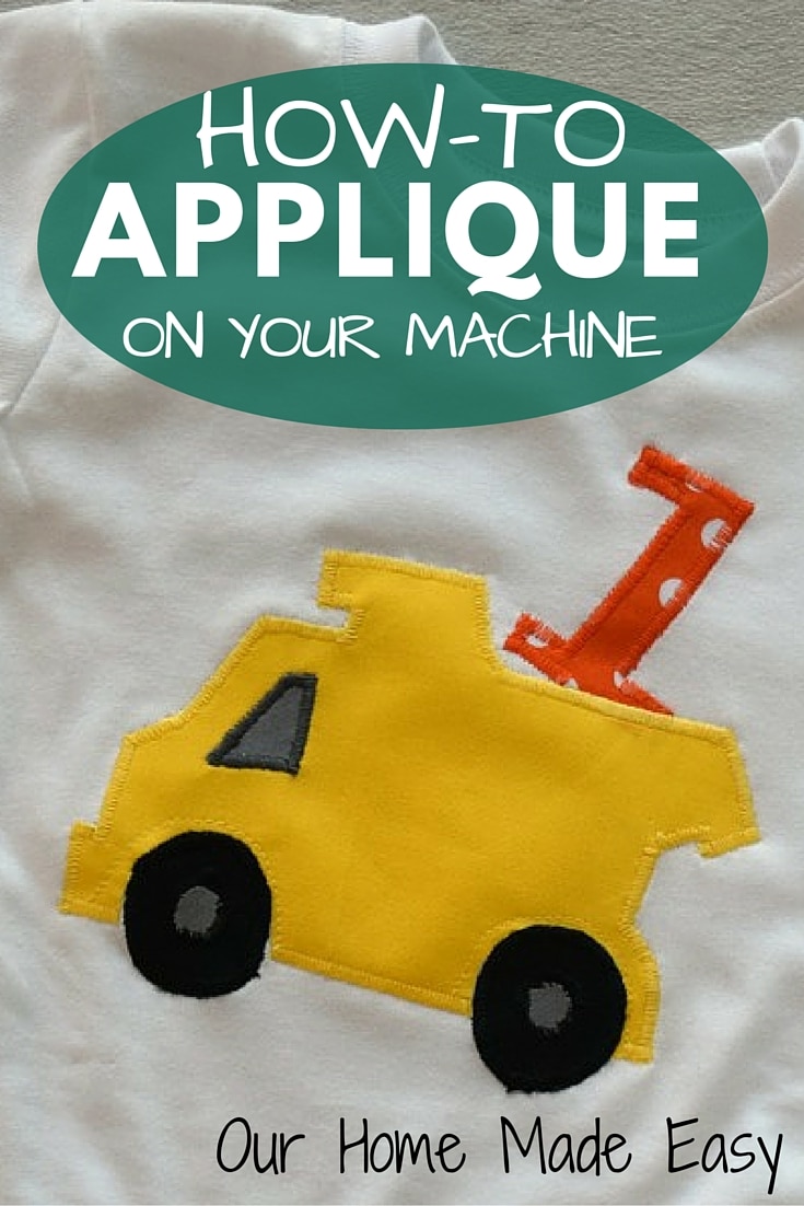 How to Applique a T-Shirt