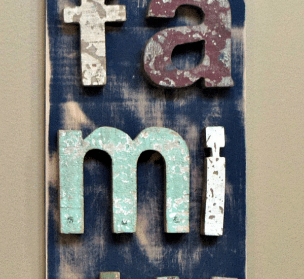 DIY Wood Wall Art Sign