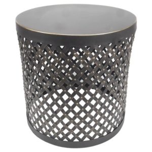 The Target Round Cutout end table is a simple and functional living room end table