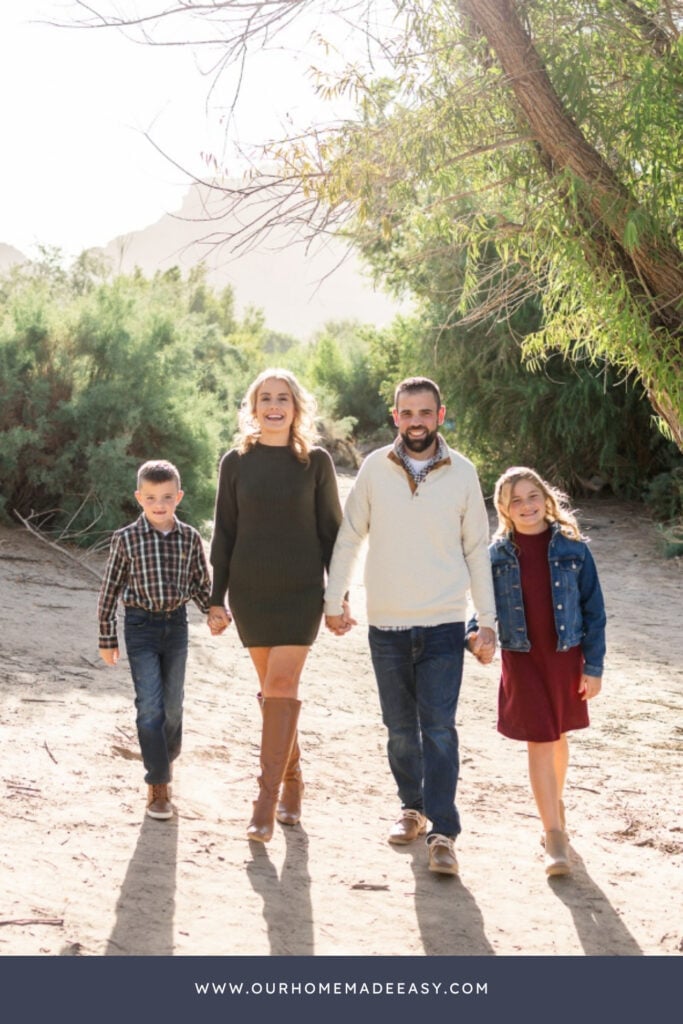 fall family photos salt river arizona