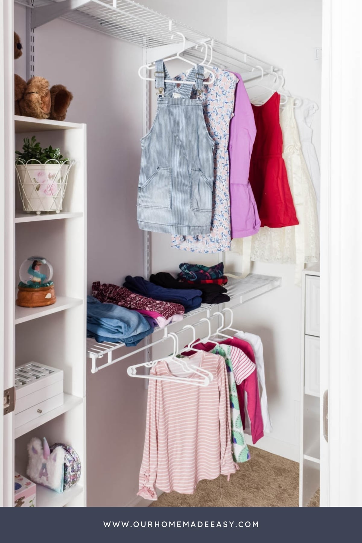 How to Organize Kid Closet
