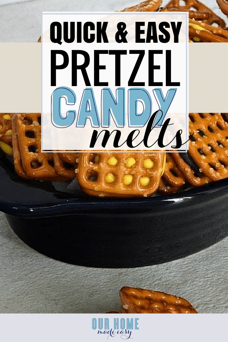 Quick & Easy Pretzel snacks for those who love salty and sweet! Click to see the recipe!