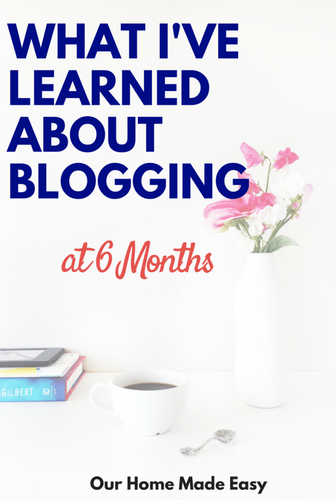 What happens after 6 months of blogging? My experiences so far and what is to come in the next year. Click to read my experiences so far!