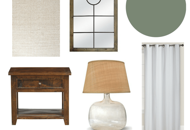 Great ideas for a rustic transitional master bedroom. Lots of white and wood details.