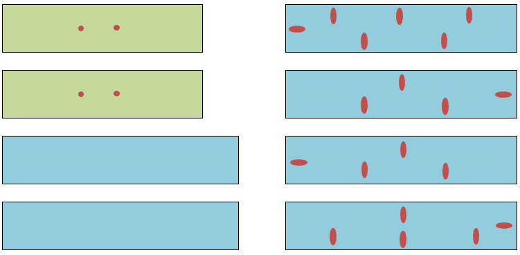 A graphic showing where to drill pocket holes in the pre-cut pieces of wood for your DIY wood tray