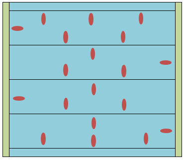 A graphic showing how to line up the four boards of your wood tray