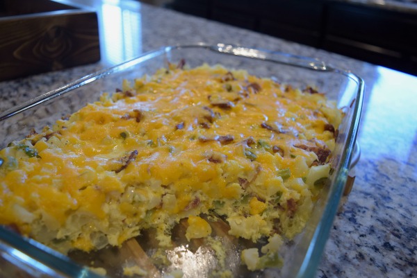 Cheesy Potato Breakfast Casserole • Our Home Made Easy