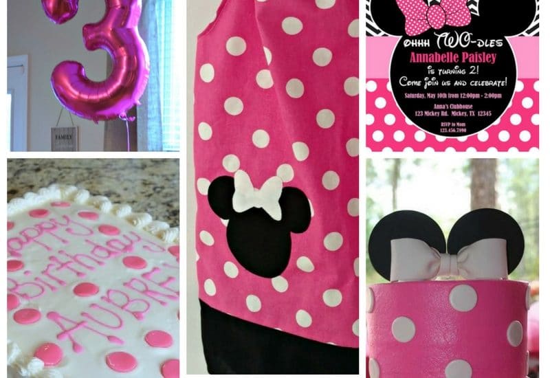Minnie Mouse Birthday Party ideas! See how we used Minnie at our little girls' birthday party!