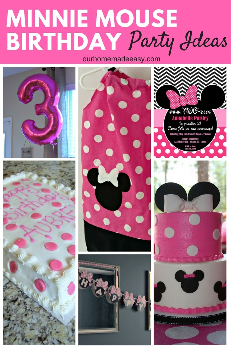 Minnie Mouse Birthday Party ideas! See how we used Minnie at our little girls' birthday party!