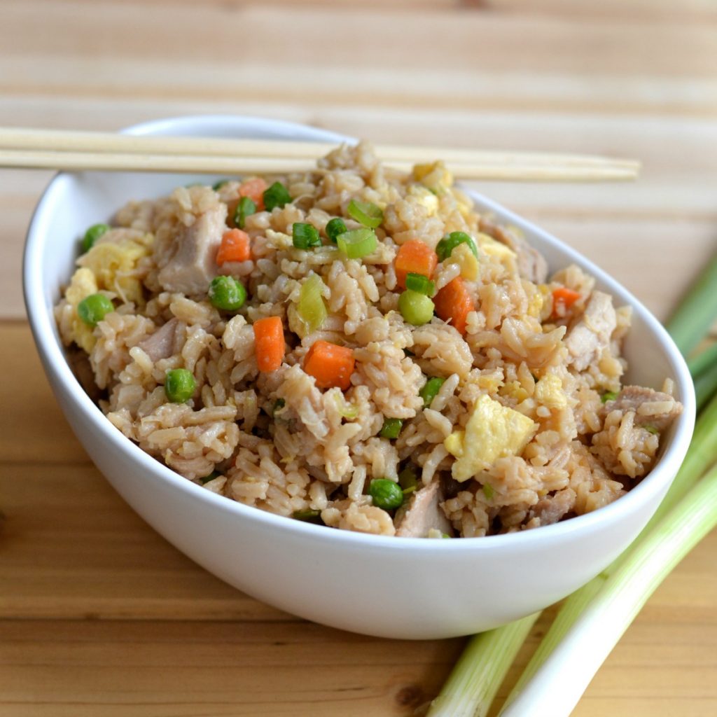 Easy fried rice is quicker and healthier than takeout