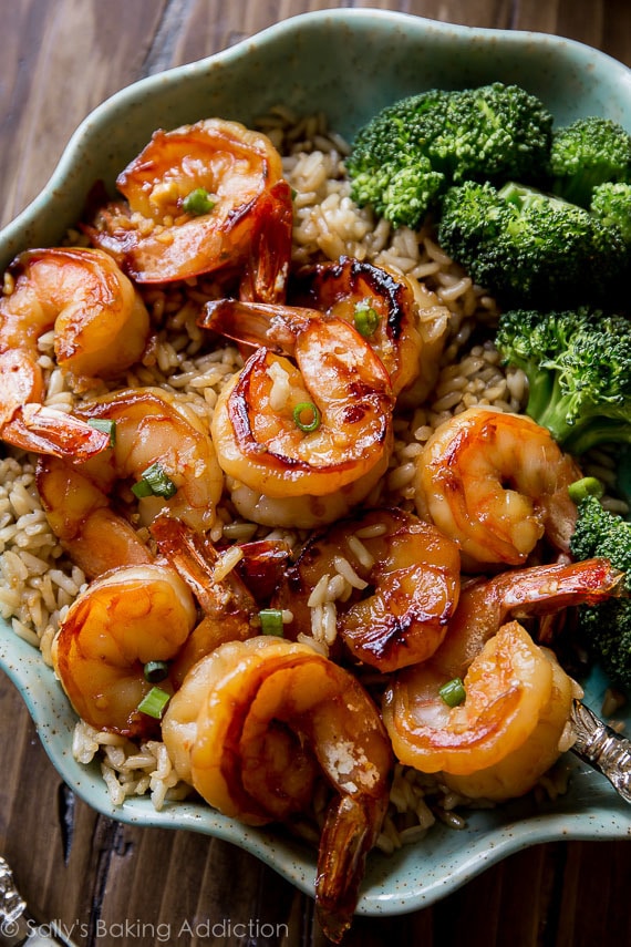 Honey garlic shrimp is a fancy dinner that takes little time and effort
