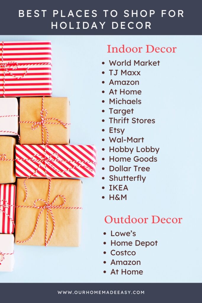 where can I buy affordable christmas decorations