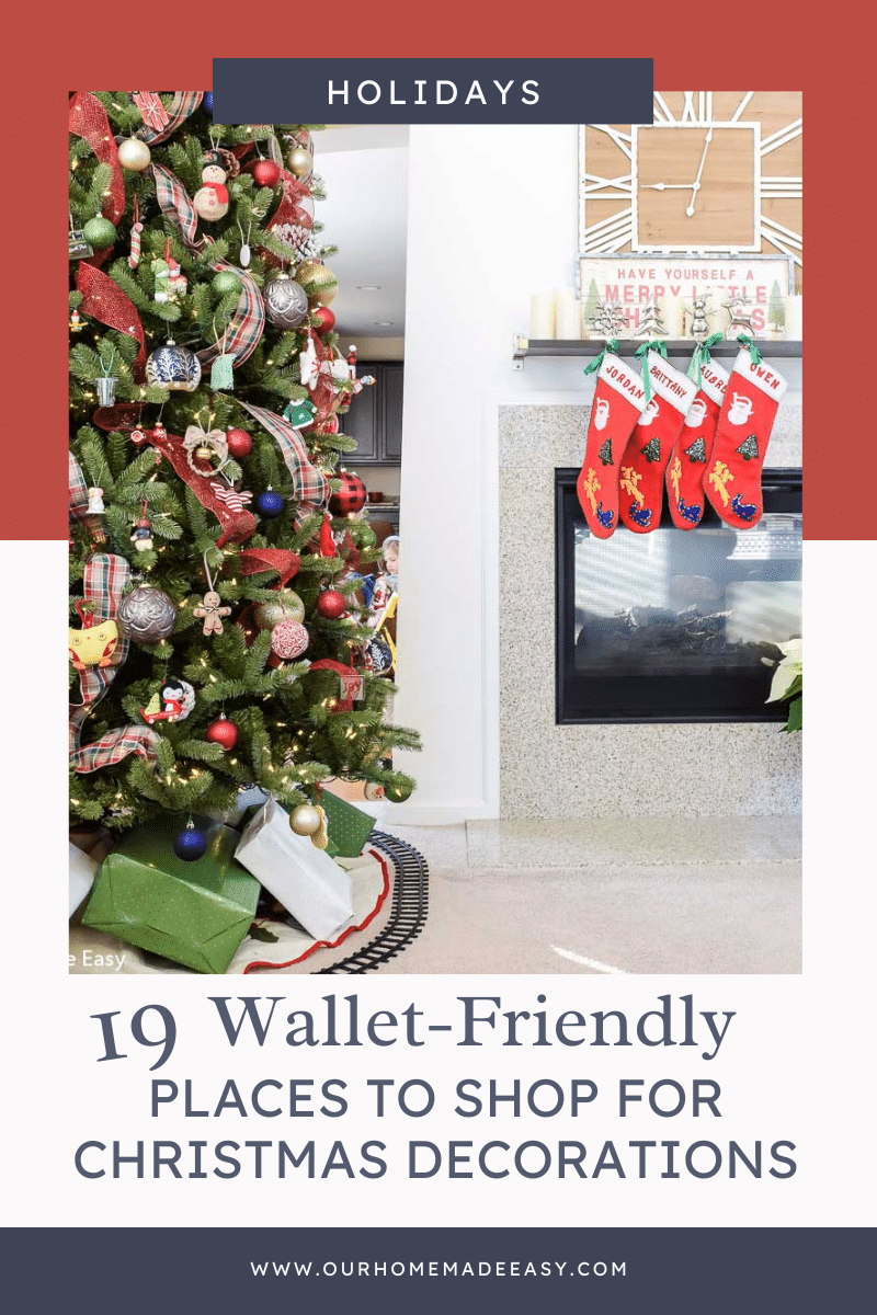 19 Favorite Places to Buy Holiday Decor on the Cheap! (2024) – Our Home  Made Easy