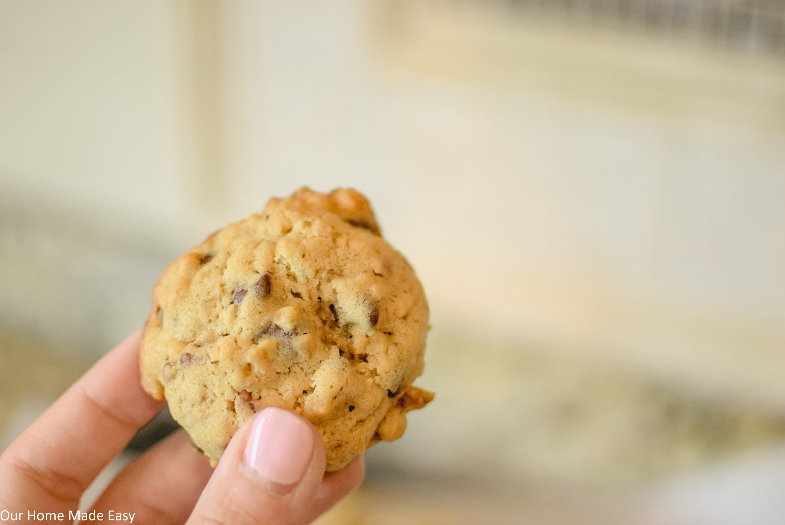 crispy edges and a soft and gooey center make these cowboy cookies the perfect nutty cookie