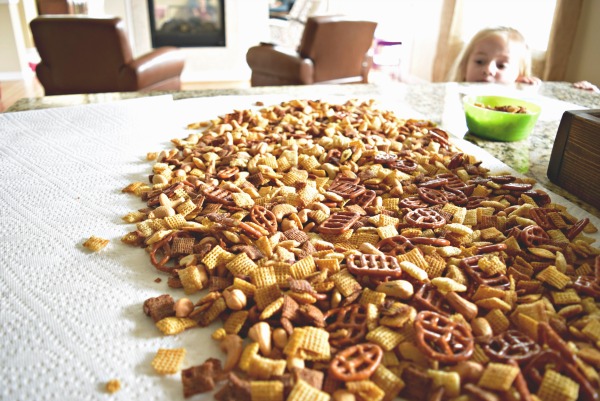 Bold Chex Snack Mix - A Family Favorite Baked in the Oven! - Mom