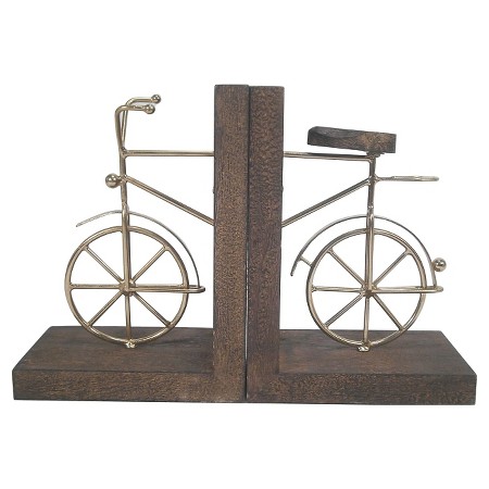 these Farmhouse Style Bicycle Book Ends will look perfect on your coworker's desk