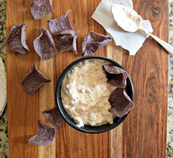This party dip is easy and so good (perfect for small crowds)! Click to see how to make this 3 ingredient dip!
