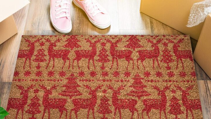 Christmas Mats- Red Cows