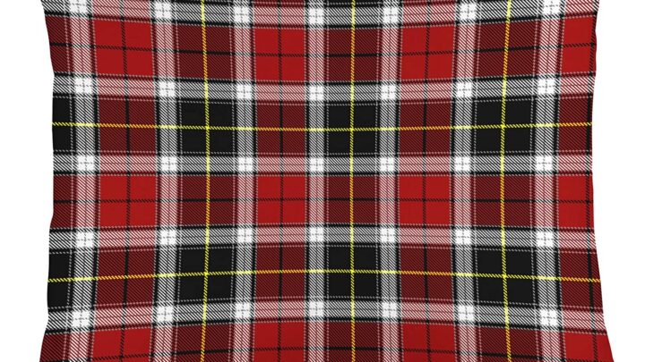 Cozy Pillow-Christmas Checkered Red