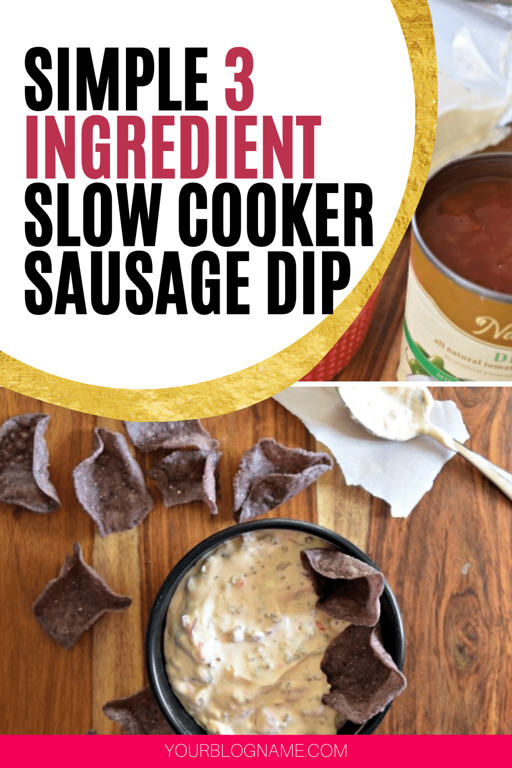 Looking for a delicious party dip? This simple three ingredient queso dip is the perfect party appetizer.