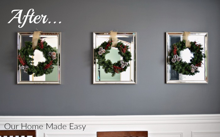 These super easy and budget-friendly DIY Christmas wreaths are a great way to spruce up your home for Christmas!