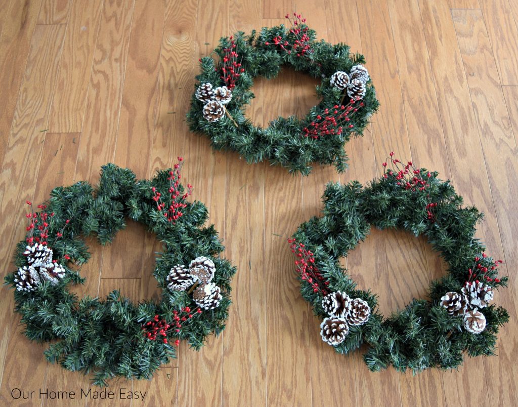 These super easy DIY Christmas wreaths are the perfect way to add a touch of festive decor around your home