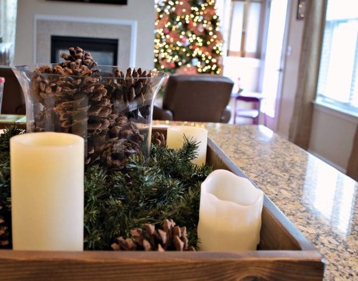 Our home decorated for Christmas with kids!