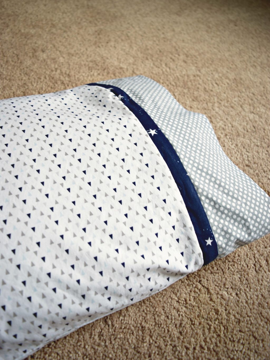 These easy to sew toddler pillow cases are perfect for youngsters who have finally made their way to their own beds