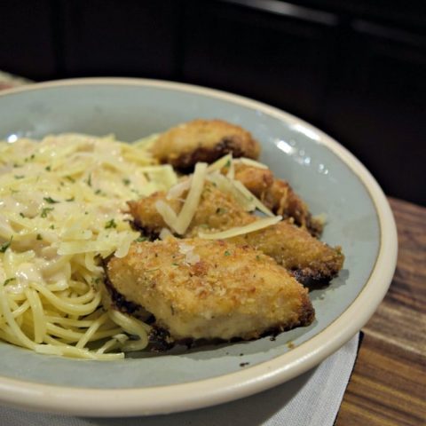 An easy baked chicken recipe. Perfect for serving alone or on top salads. Click to see the recipe!