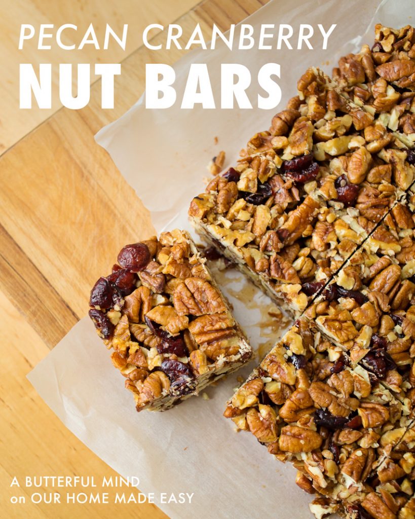 Easy & Healthy Nut Bars anyone can make! Click to see the recipe.