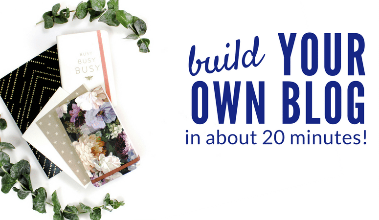 Creating a blog shouldn't be hard! Here is an easy & quick tutorial on setting up a blog that is ready to earn you money in about 20 minutes!