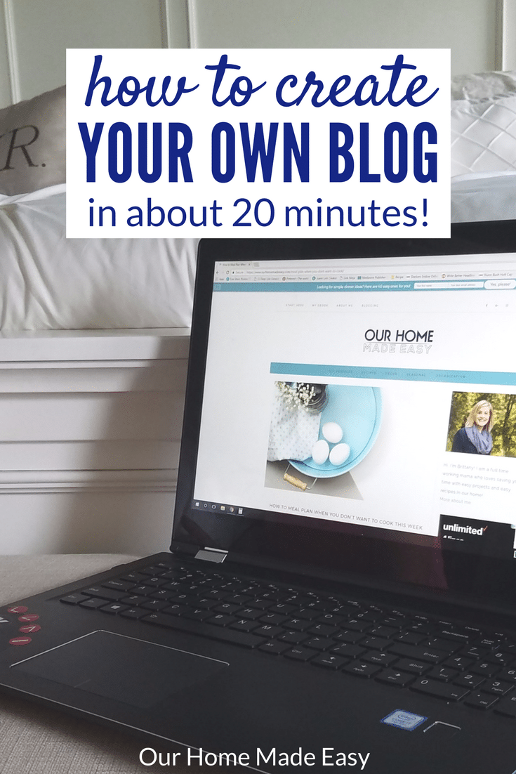 Creating a blog shouldn't be hard! Here is an easy & quick tutorial on setting up a blog that is ready to earn you money in about 20 minutes!