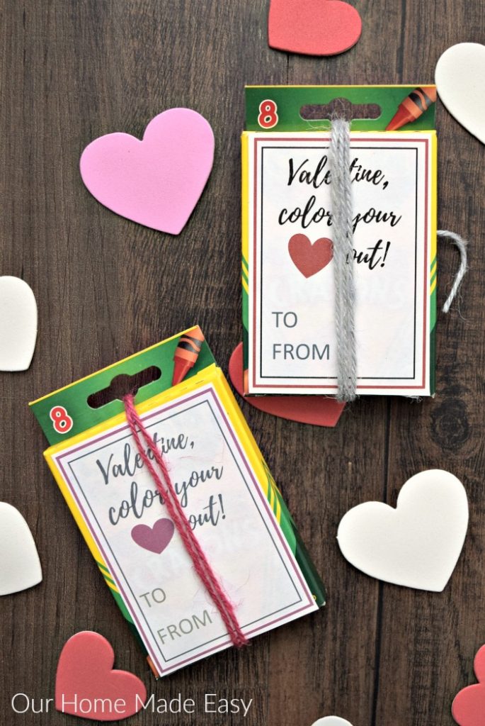 Crayon Box Valentines