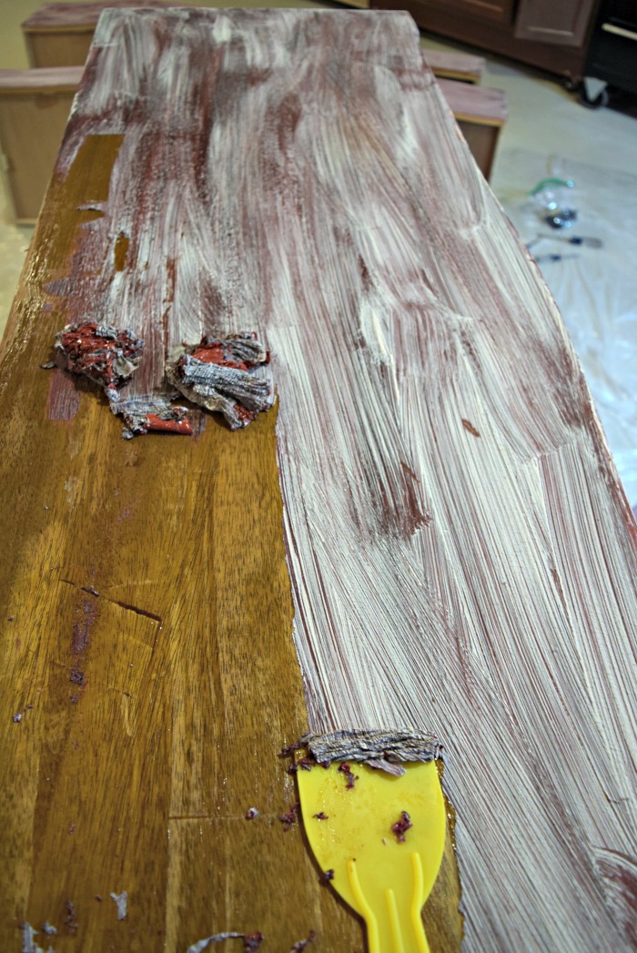 how to easily remove paint & varnish from old furniture