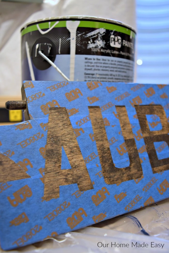 Here is an way how to stencil letters without any fancy tools. It's simply a few items to make your projects look professional-- but without the cost!