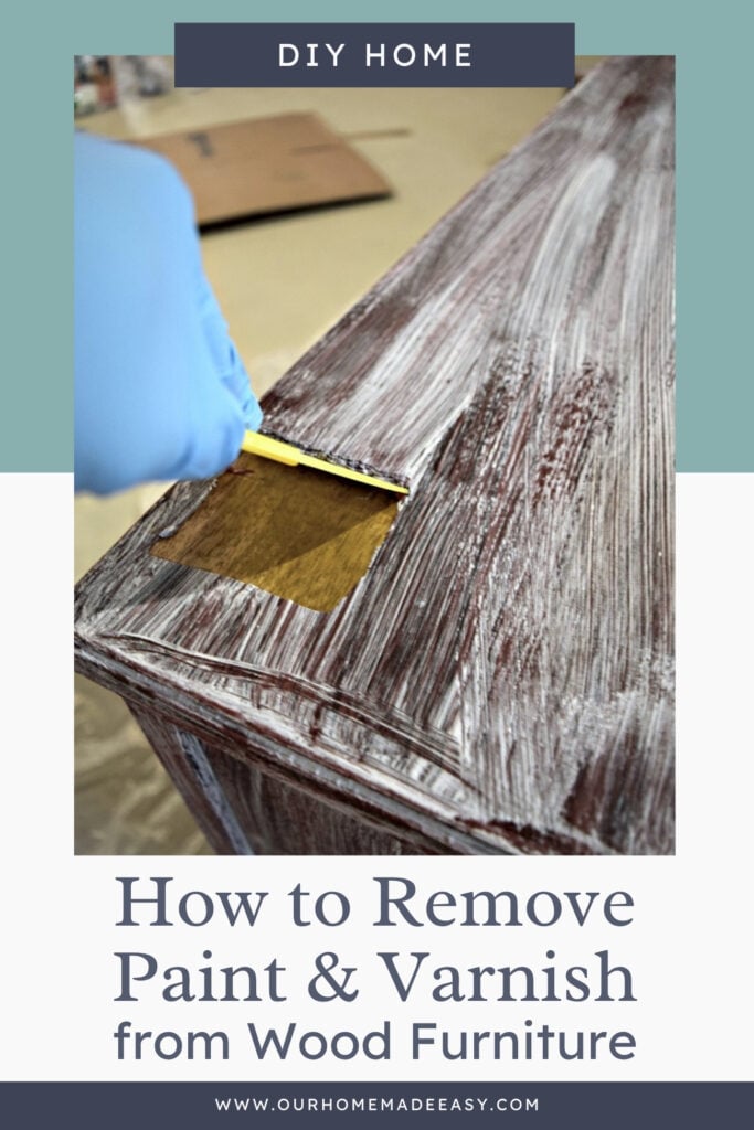 how to remove paint from furniture photo